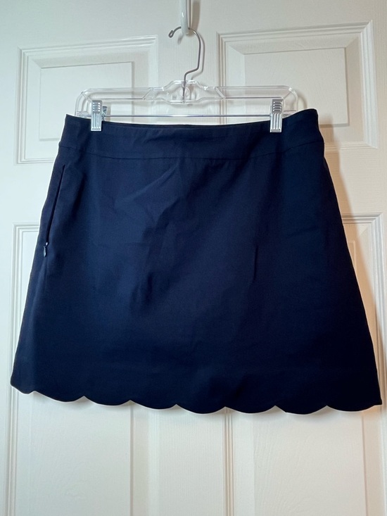 J Mclaughlin Pants - J McLaughlin Scallop-Hem Skort in Navy Blue Size Medium